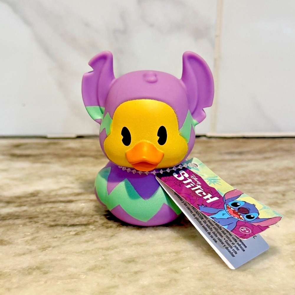 Lot 4 Disney STITCH Rubber Ducks 2025 EASTER Collection Duckie 3" Egg Decor Jeep - Picture 2 of 16